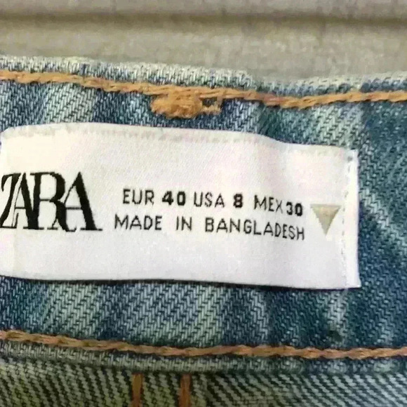 Zara Denim Jeans Size 30 - Picture 3 of 7